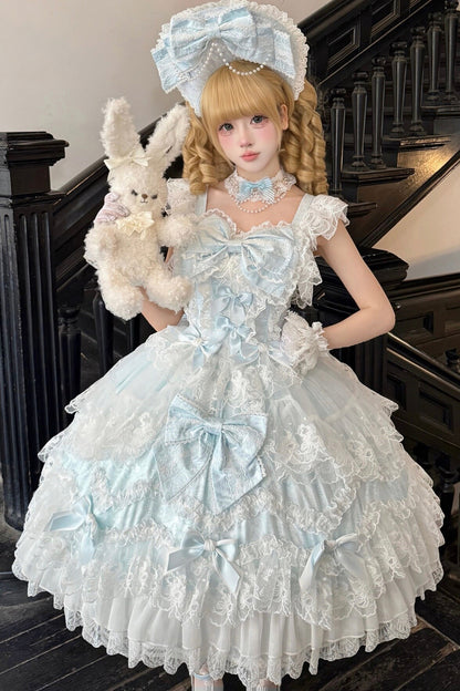 Light Floral Wedding Jsk Dress