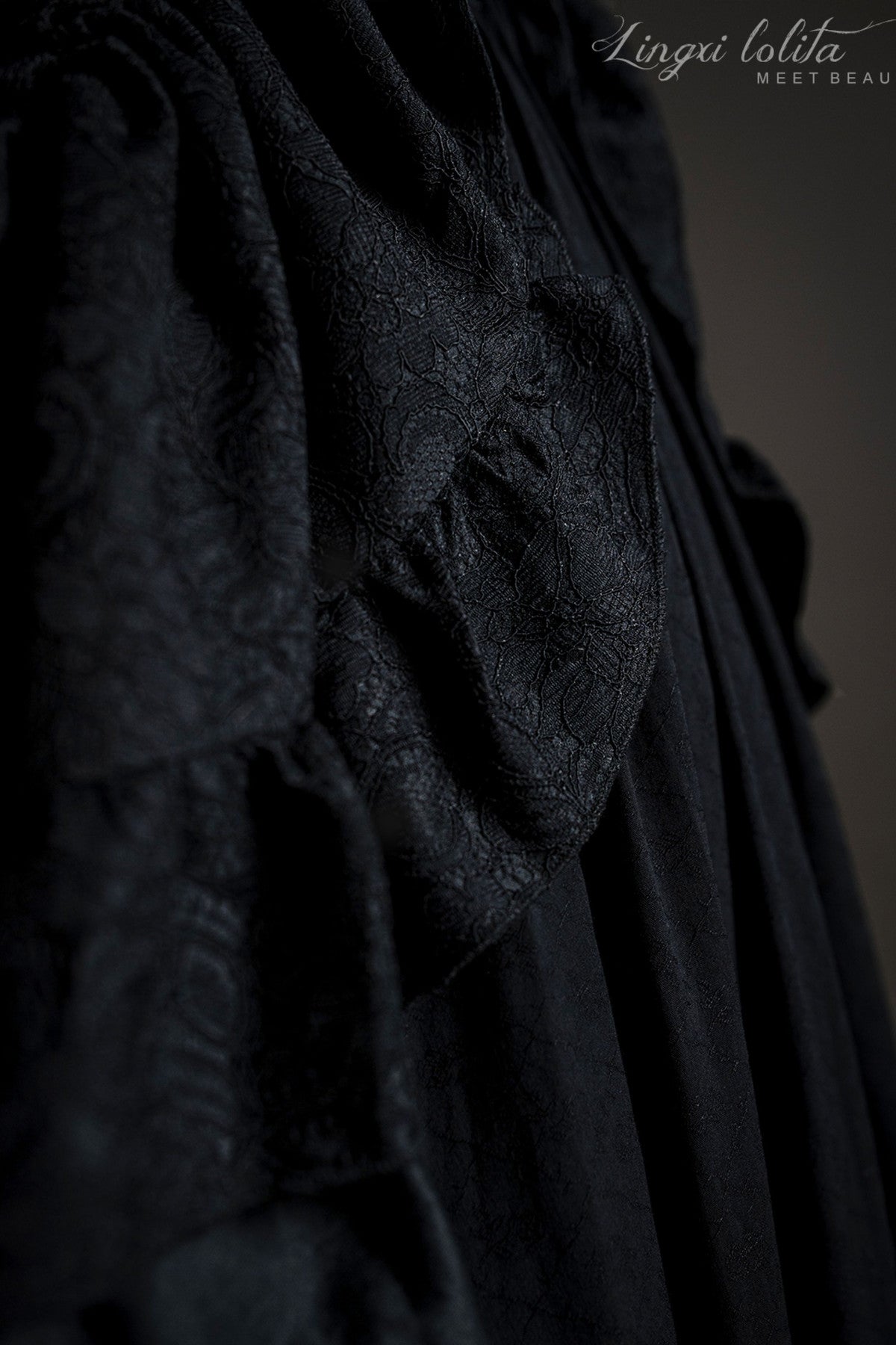 Gothic Embroidered Lolita Dress Set
