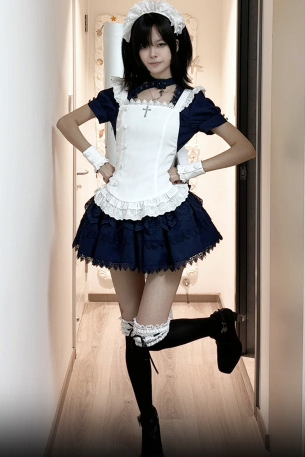 Dark Gothic Maid Lolita Set