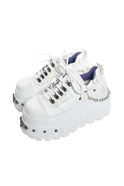 Scarpe platform gotiche subculturali