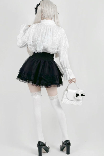 Subculture Lace Shirt & Skirt Set-Up