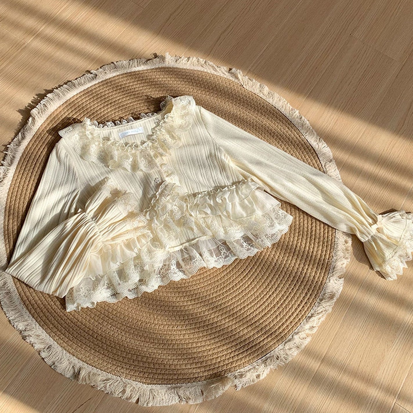 Twin Floral Basket Embroidered JSK Set-Up
