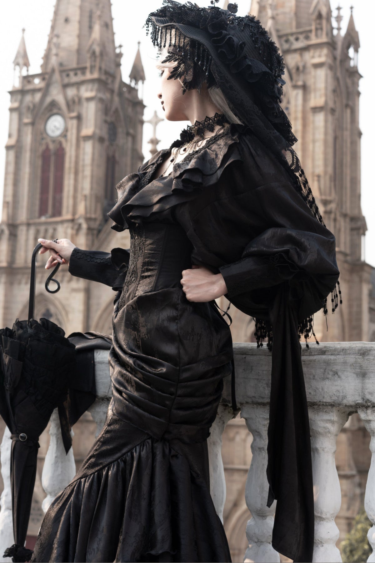 Oracle V-Neck Batwing Blouse