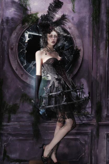 Gothic Soul-Catching Lantern Skirt