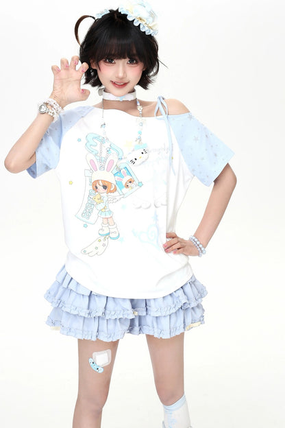 Dreamy-Cute Angel Ribbon Top