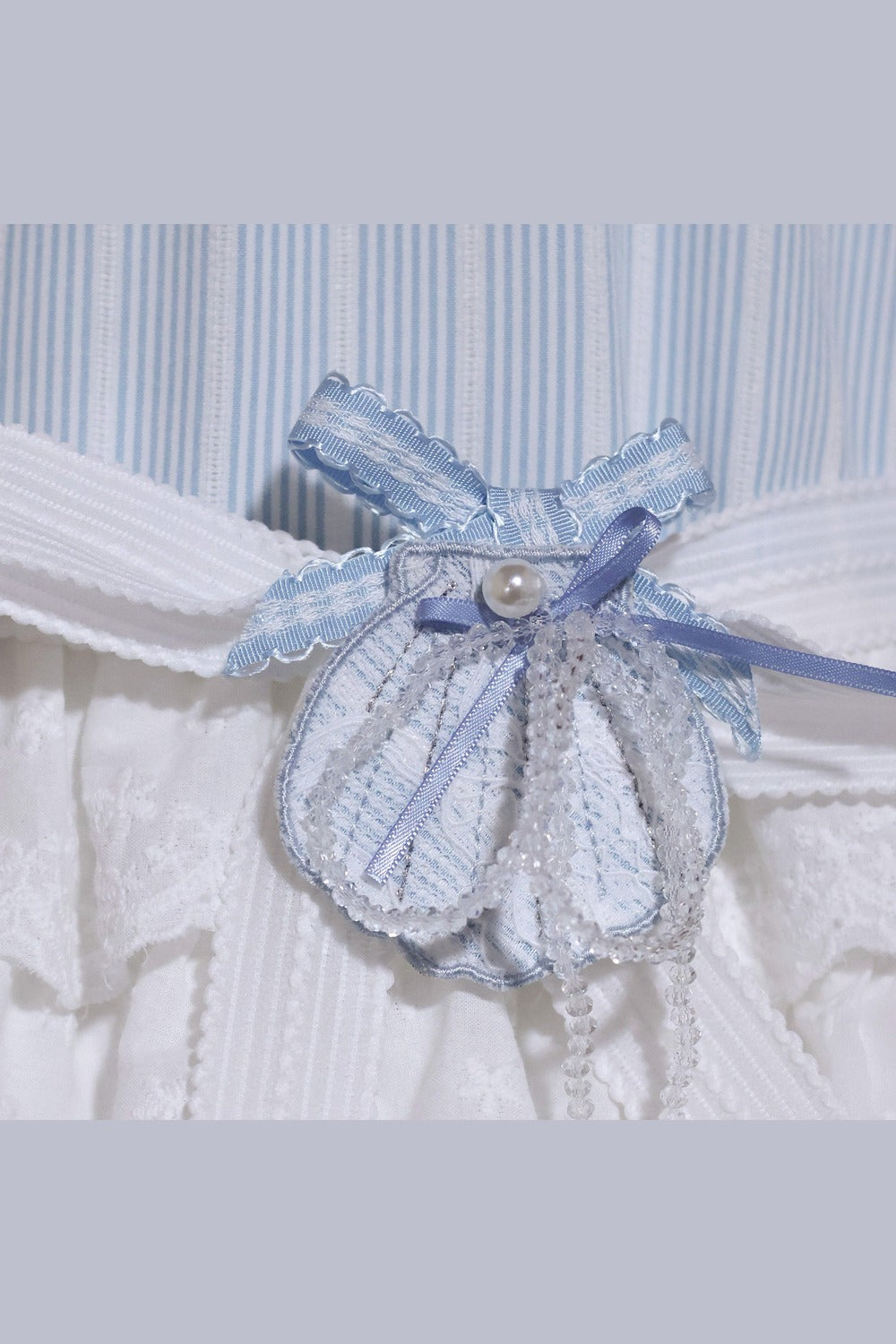 Blue Marine Fairy Lace Lolita Dress + Top + Skirt