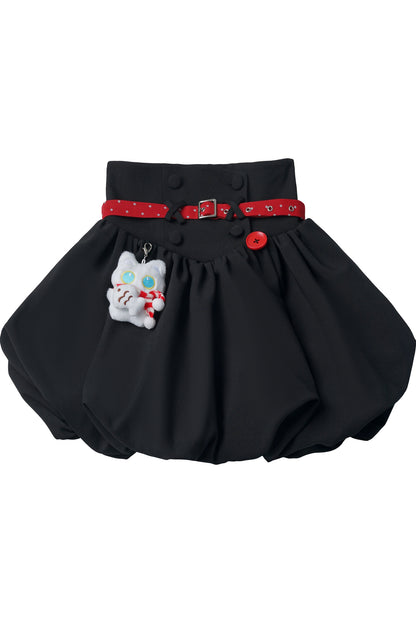 V-Neck Knit Skirt and Knit Top Set-Up