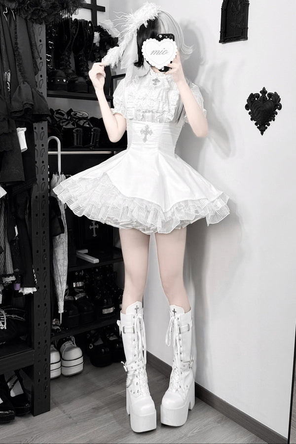 Dark Flame Princess Gothic Lolita Separates Dress Set