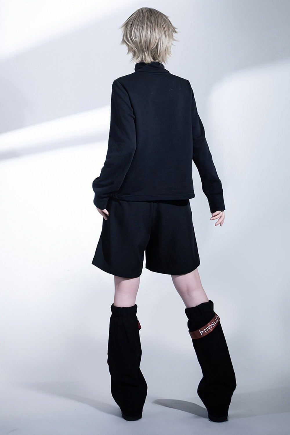 Wasteland Techwear Slim-Fit Pants+Leg warmers