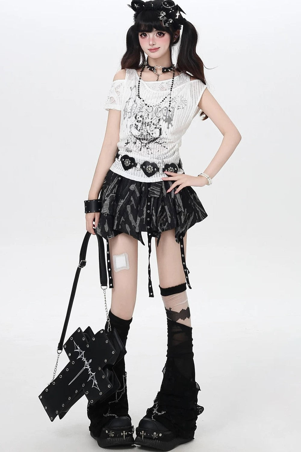 Subculture Graffiti Distressed Tank Top