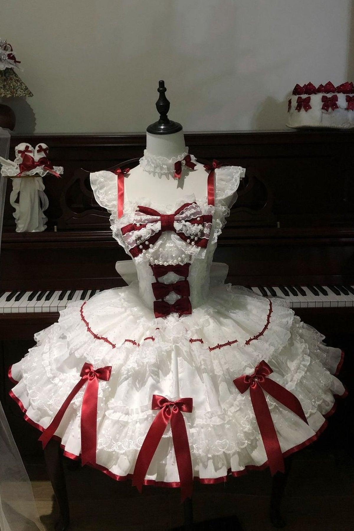 Ballet Lace Strap Dress