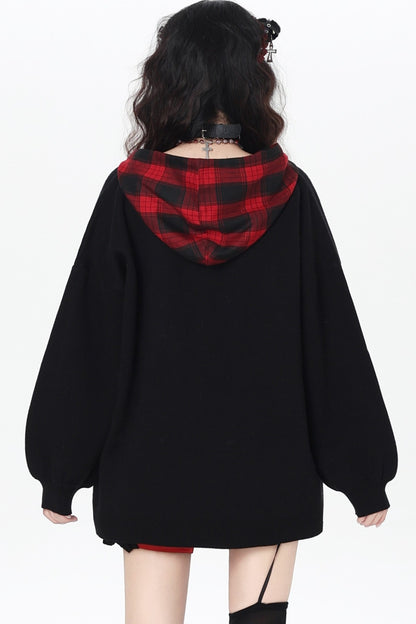 Punk-Puppen-Oversize-Hoodie