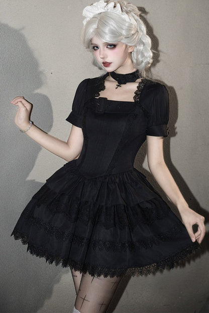 Dark Gothic Maid Lolita Set