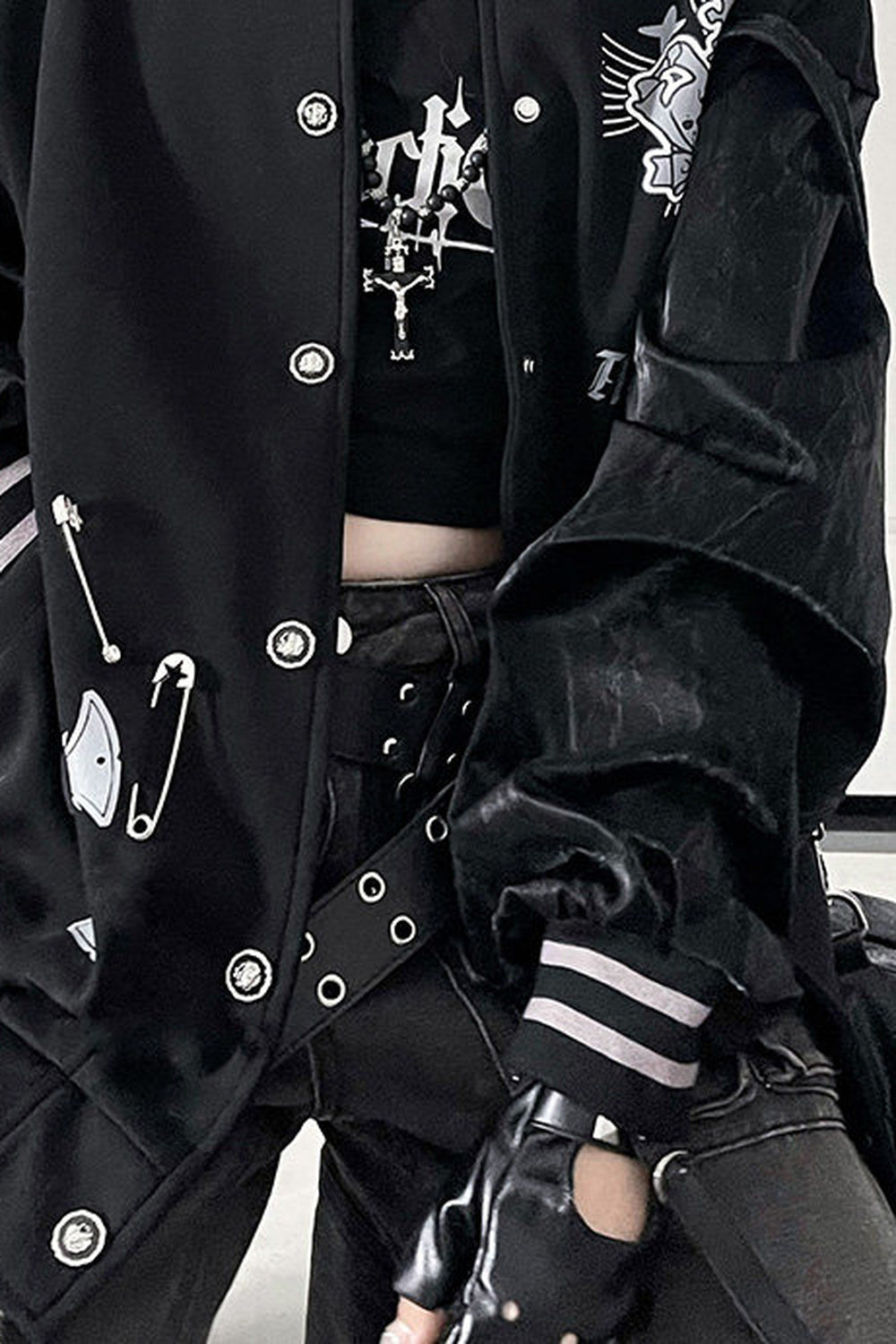 American Retro Embroidered Baseball Jacket