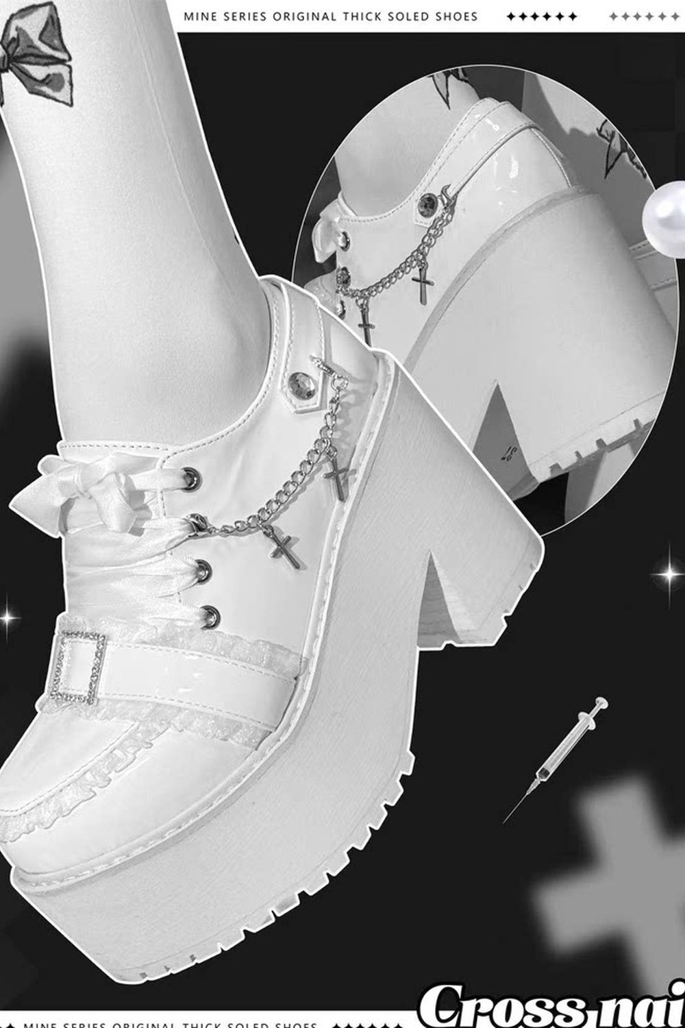 Cross Romance Platform Loafers