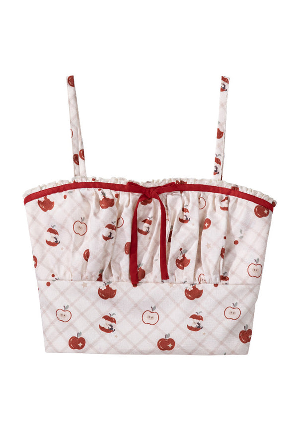 Little Apple New Chinese Style Suspender Skirt and Top Set-Up