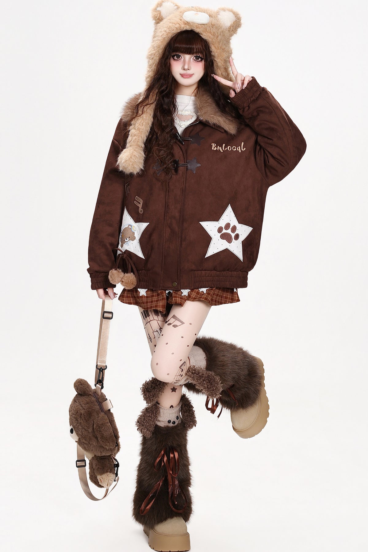 Star Bear Suede Jacket