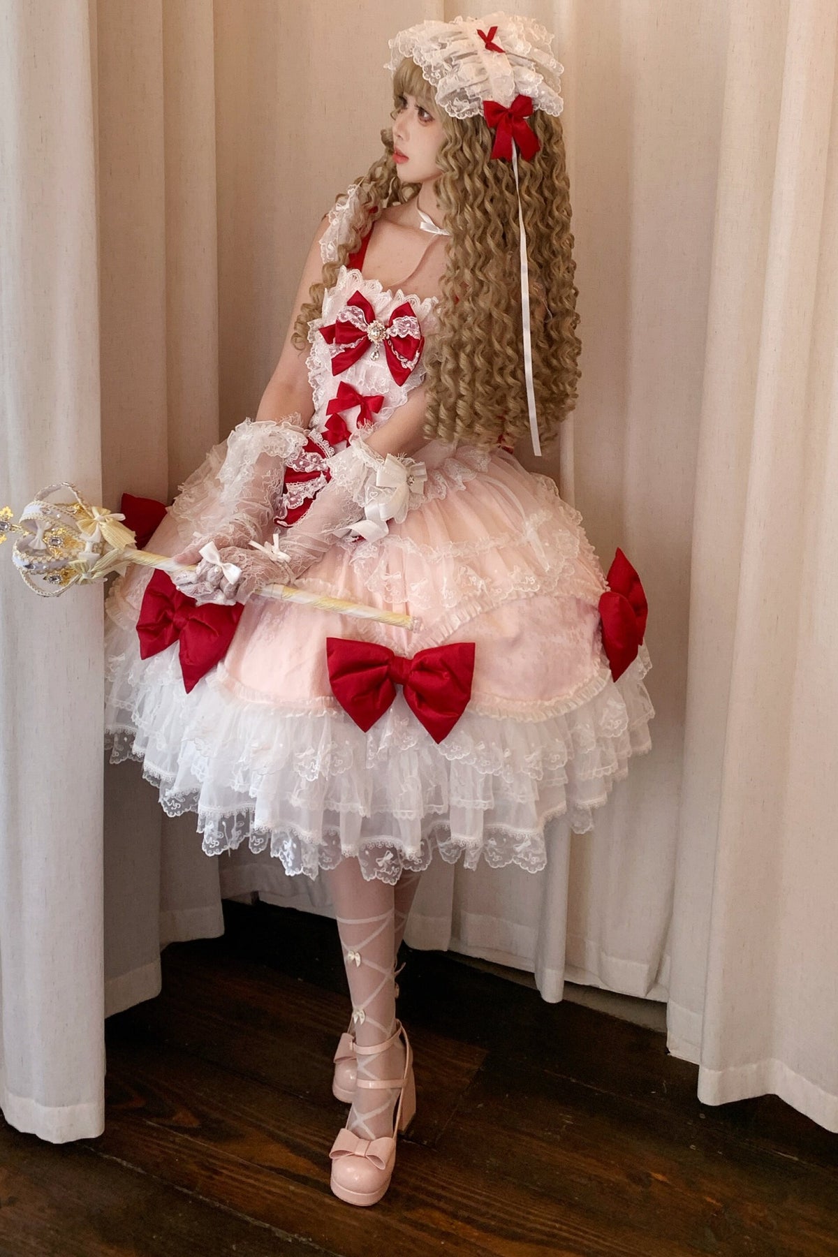 Cotton Candy Ribbon Princess Dress