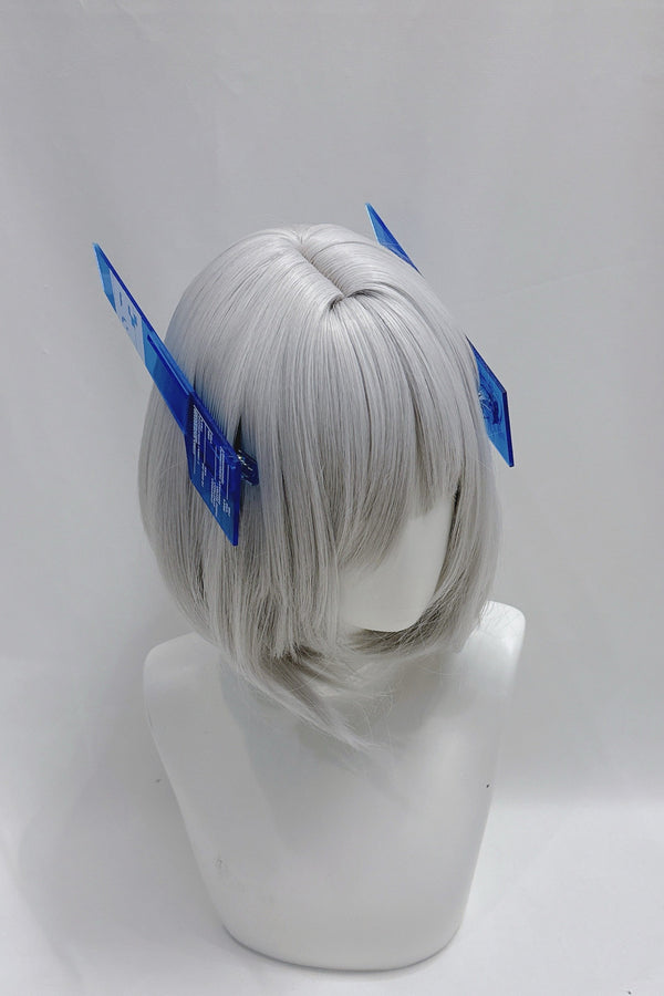Mechanical Digital Glitch Large Hair Clips