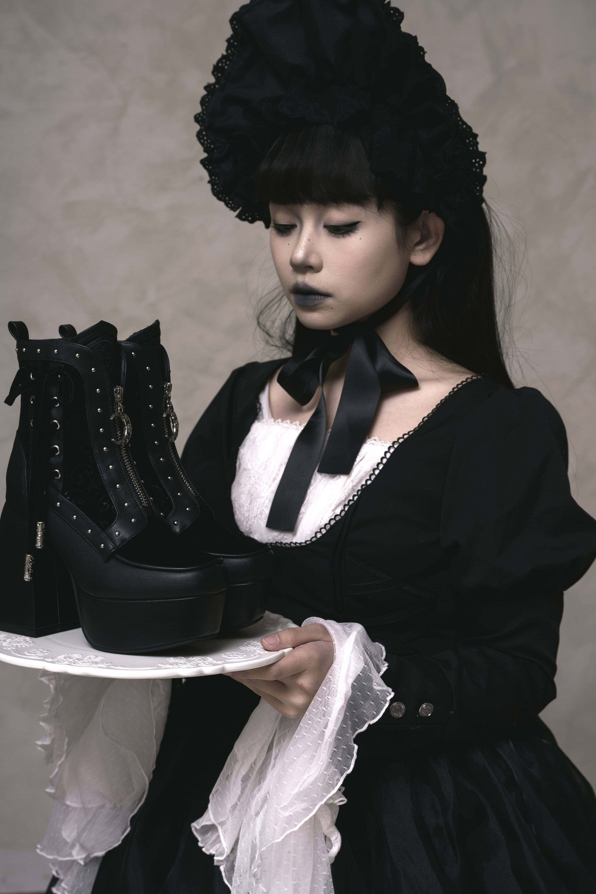 Gothic Platform Ankle Boots