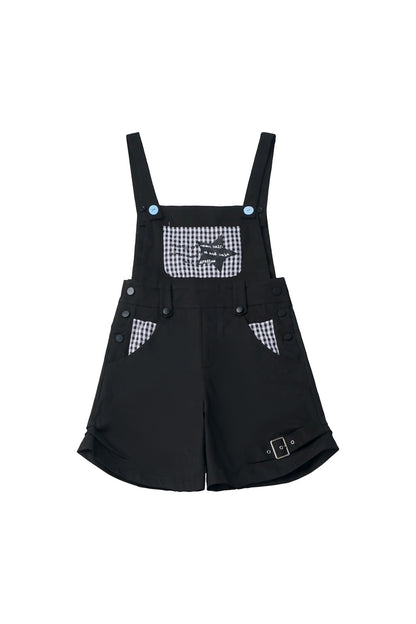 Graffiti Overalls and Striped Top Set-Up