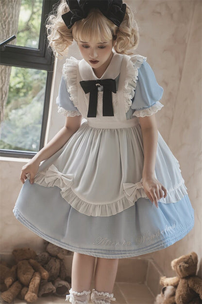 Wonderland Alice Short Sleeve One-Piece Dress