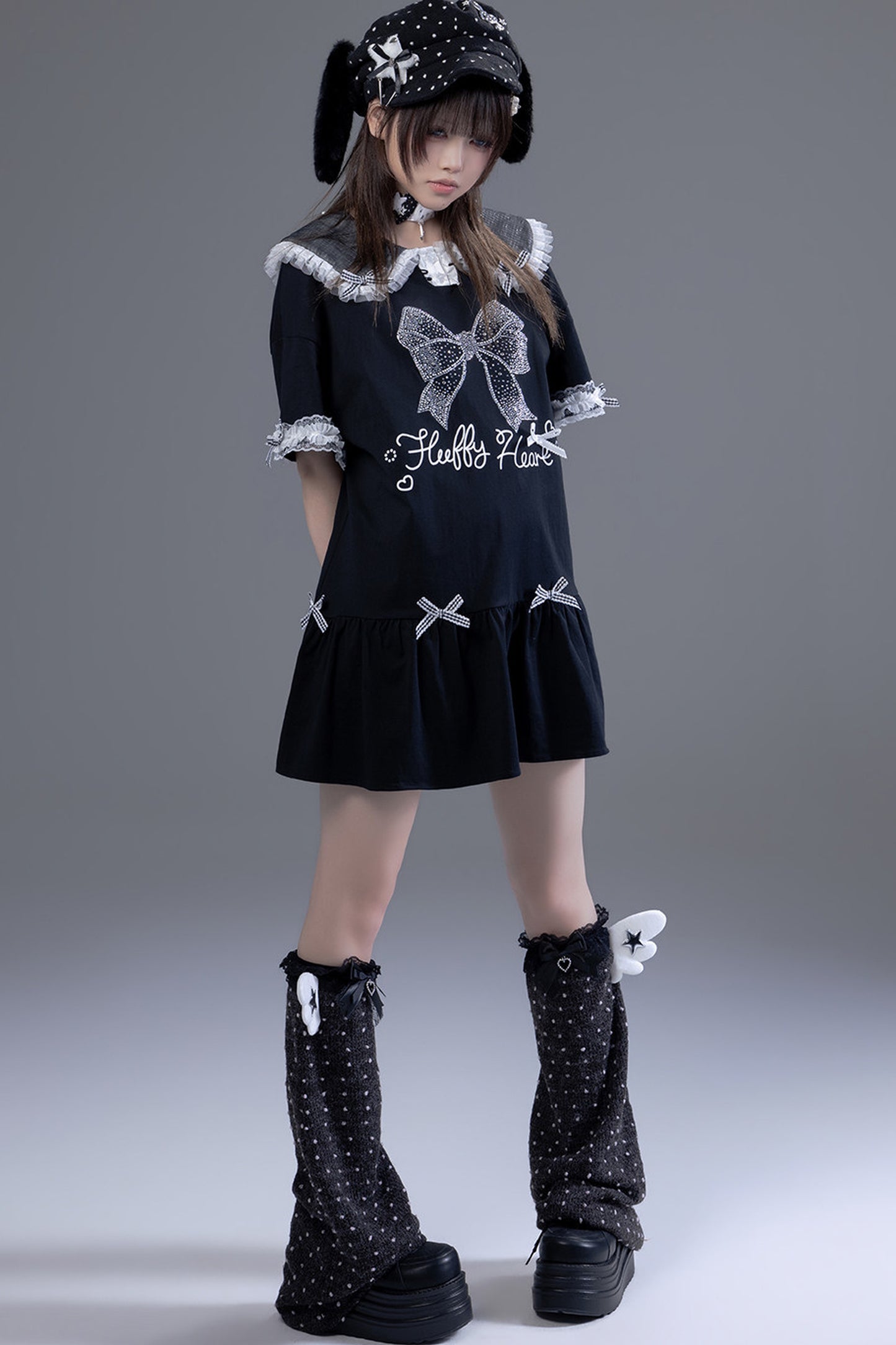 Dolly-Rüschenkleid eines schlafenden Engels