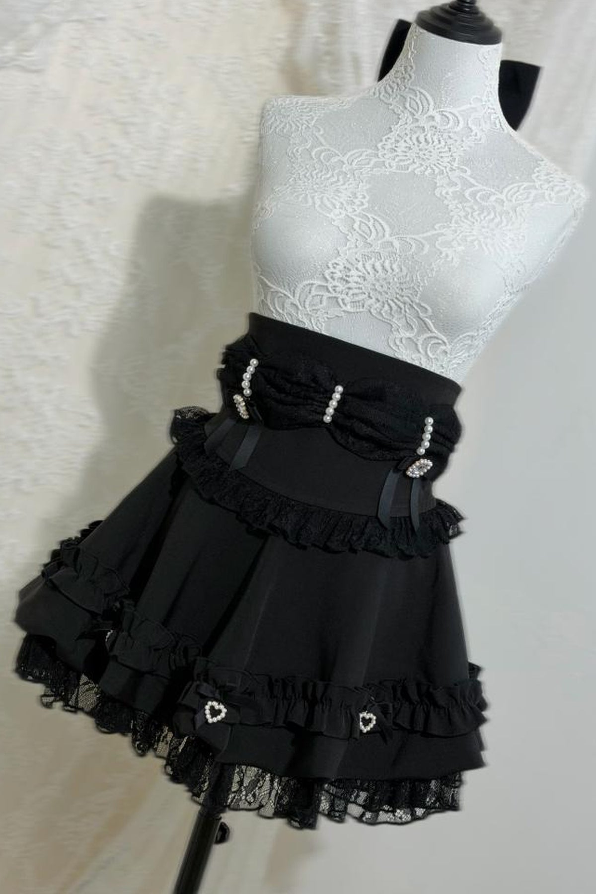 High-Waisted Puffy Cake Skirt Set