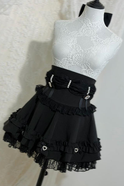 High-Waisted Puffy Cake Skirt Set