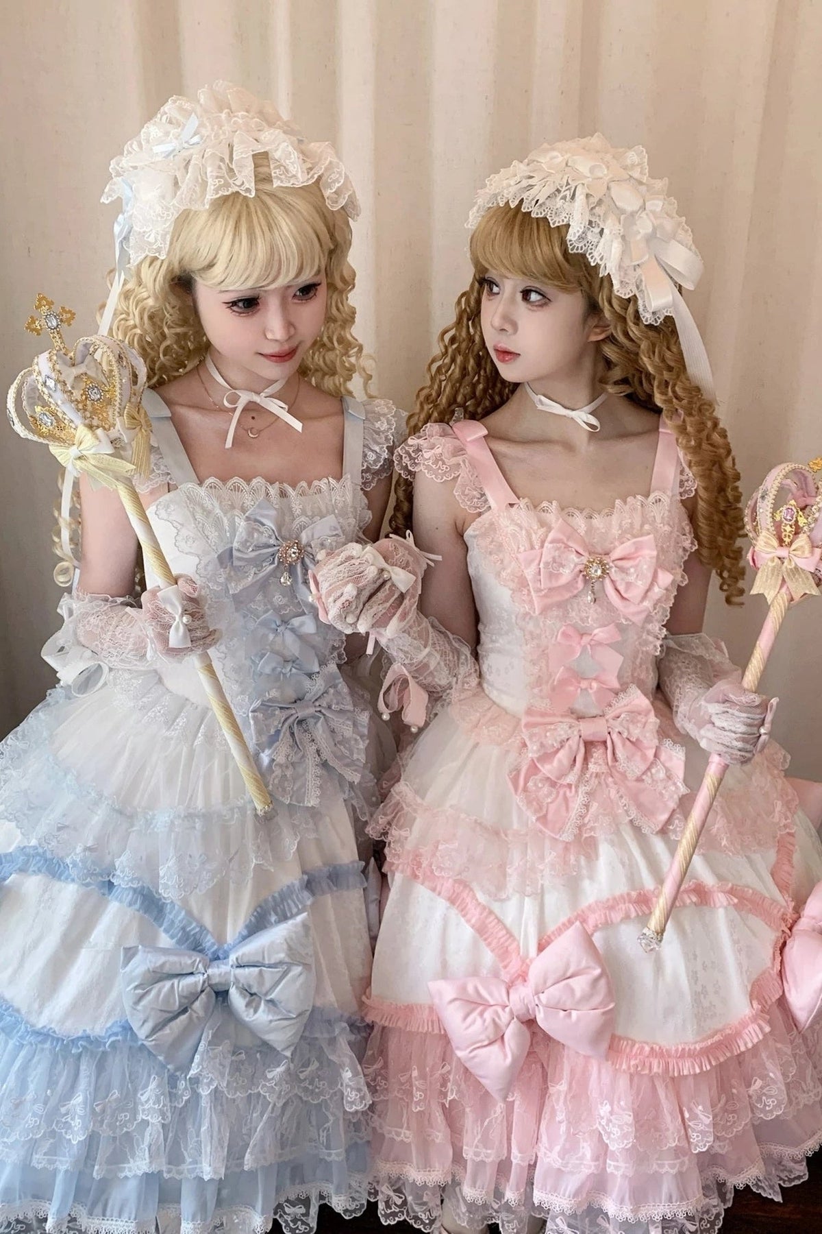 Cotton Candy Ribbon Princess Dress
