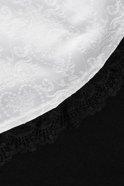 Chemise gothique à laçage et manches princesse