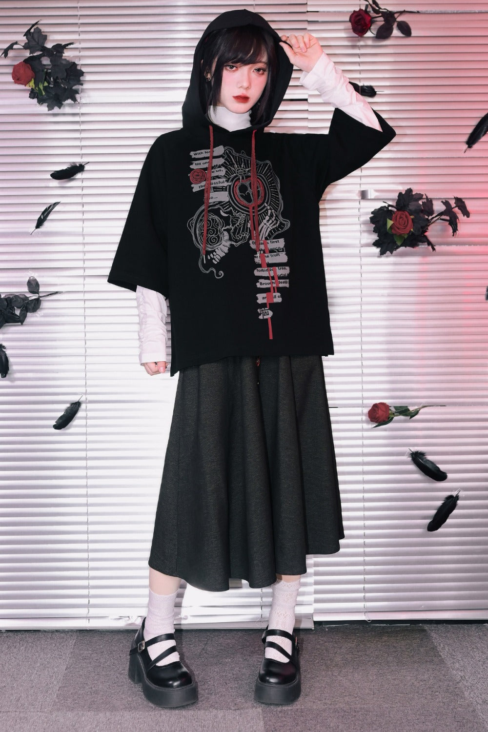 Graphic Hooded Sweatshirt