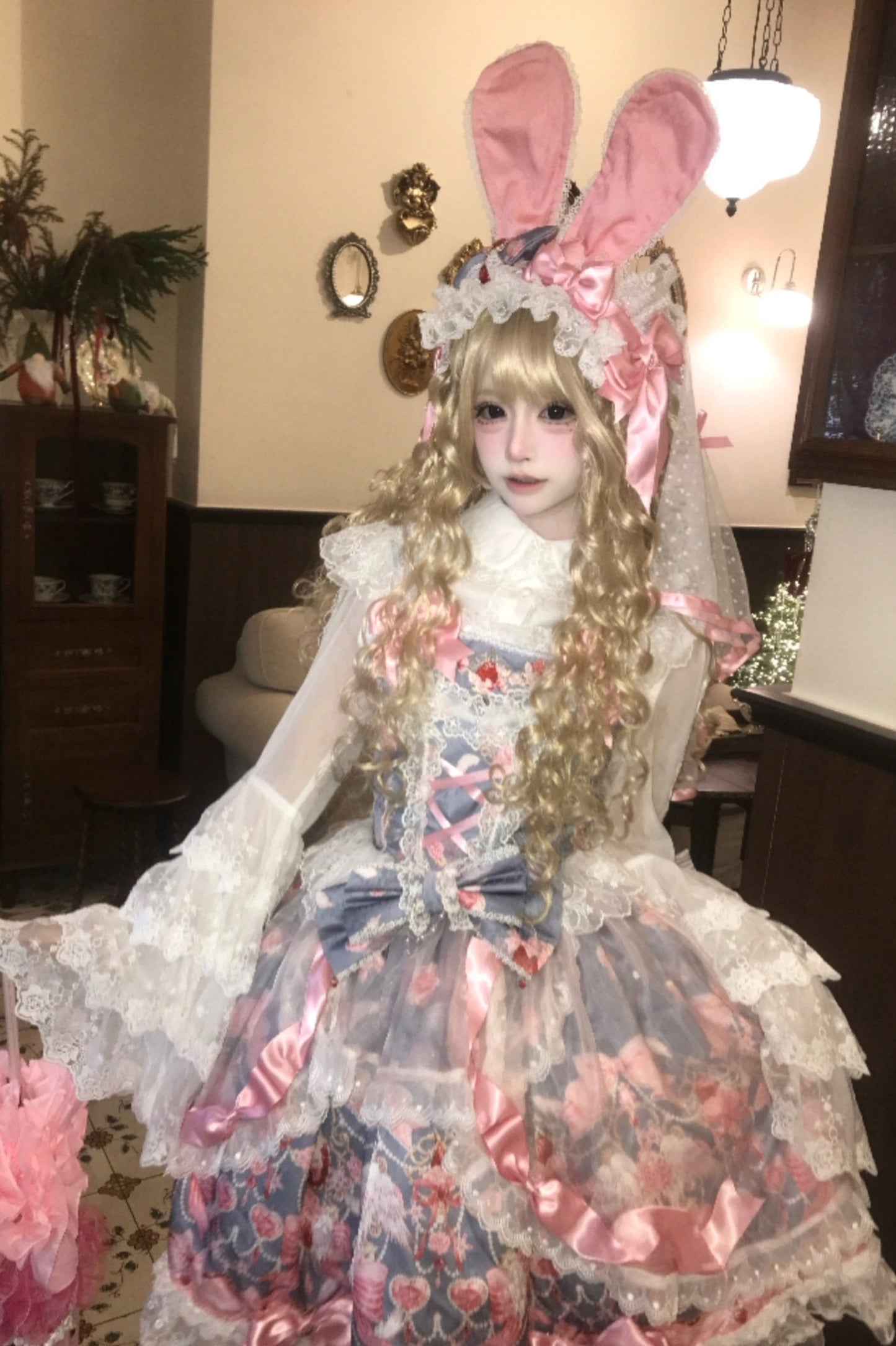 Strawberry Bunny JSK Strap Dress