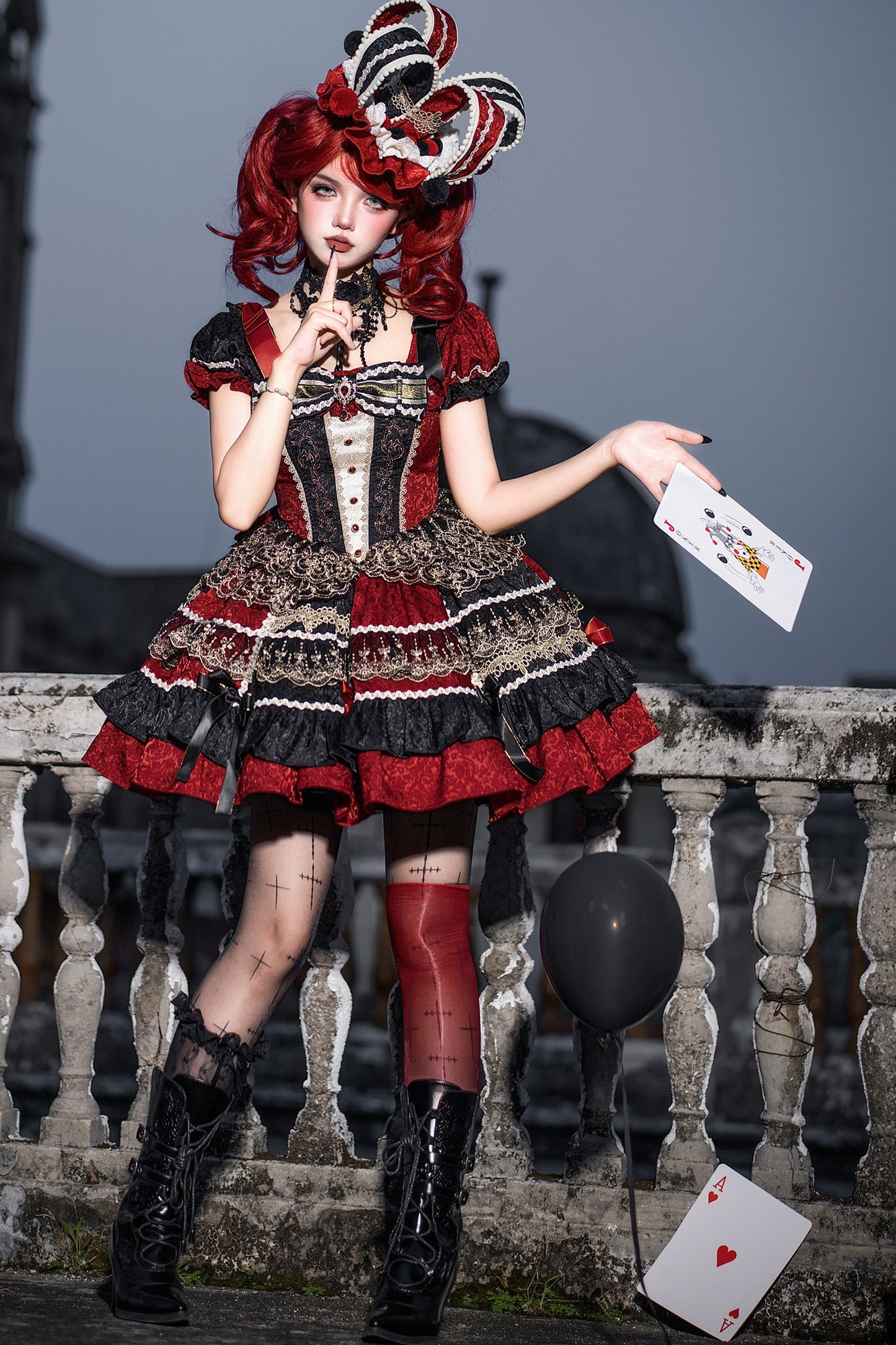 Robe Lolita boîte magique de rêve Reine des cœurs