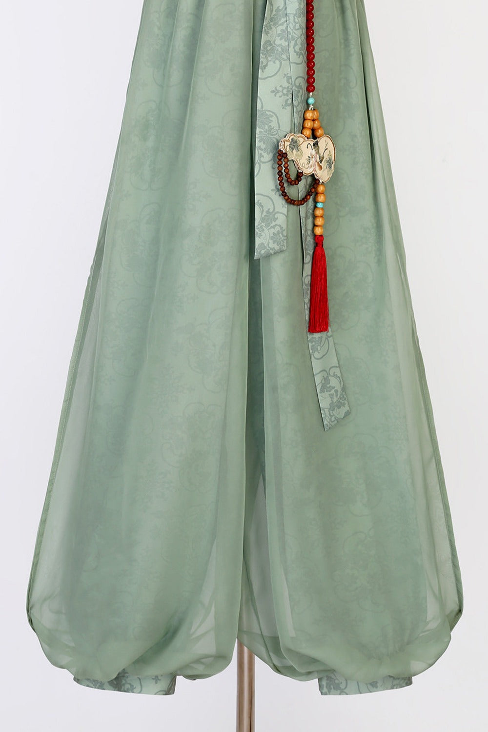 Chinese-Style Top & Balloon Pants Set-Up