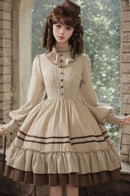 Gerüschtes Two-Way-Kleid mit Accessoire-Set