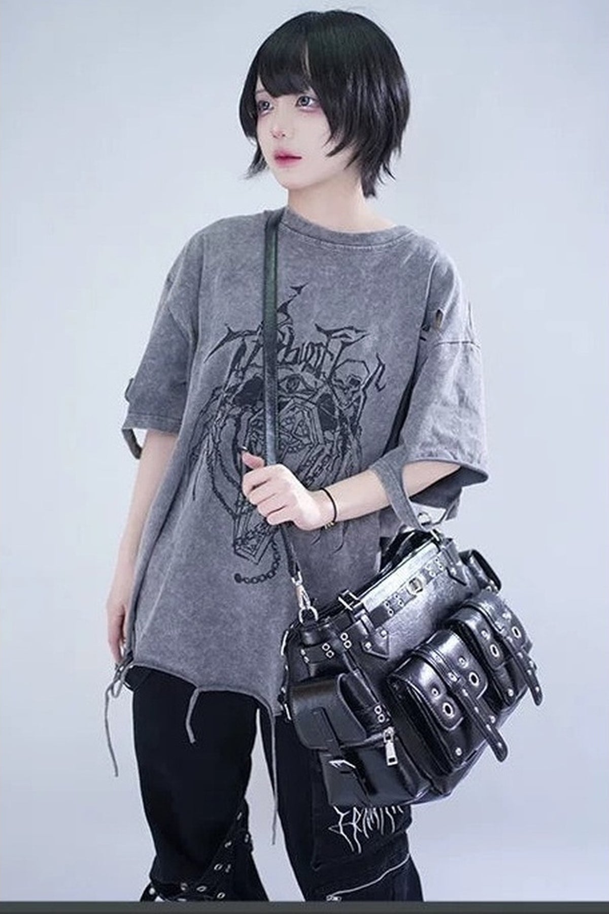 2-Way Multi-Pocket Crossbody Bag With Detachable Strap