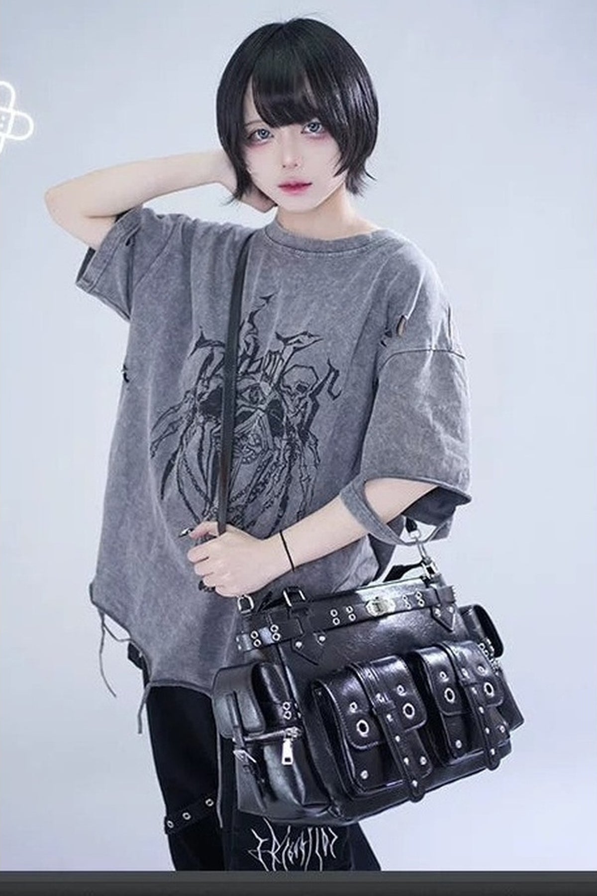 2-Way Multi-Pocket Crossbody Bag With Detachable Strap