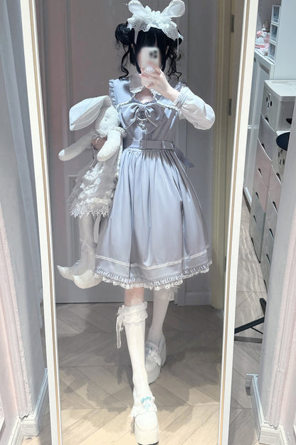 Moonlight Trio Lace Bow Dress