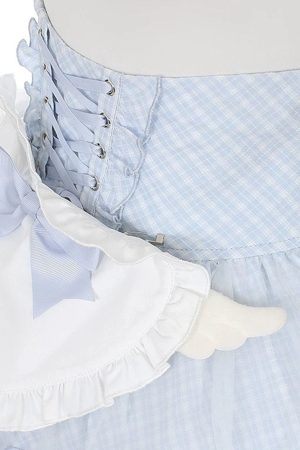 Aqua Off-Shoulder Top and Cake Skirt Set-Up