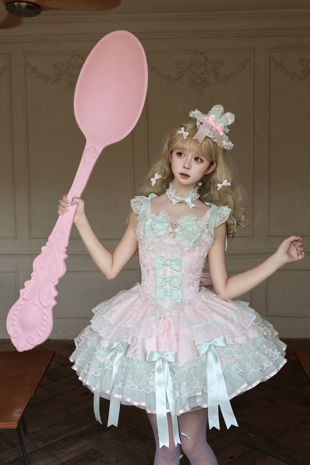 Ballet Lace Strap Dress