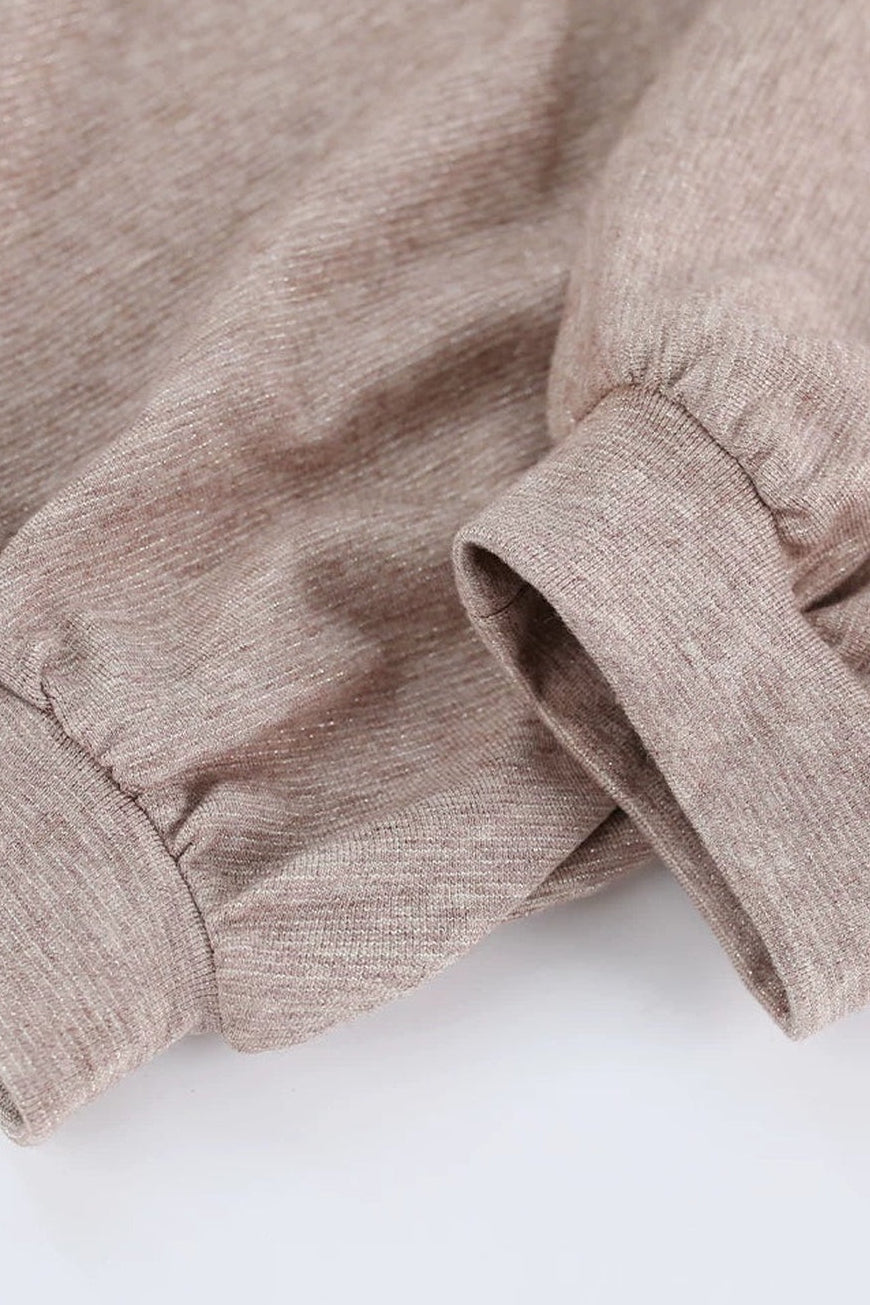 Brown Cardigan Camisole and Pants 3-Piece Set-Up