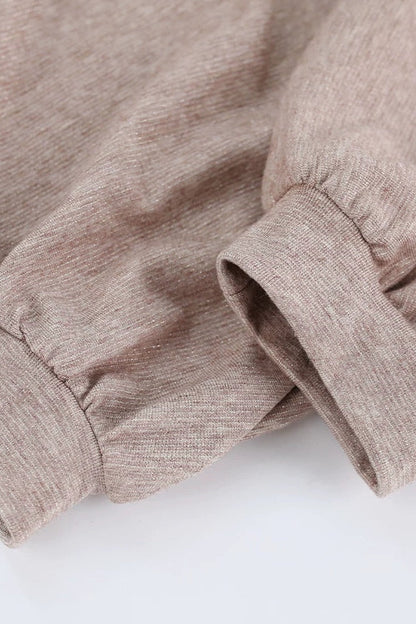 Brown Cardigan Camisole and Pants 3-Piece Set-Up