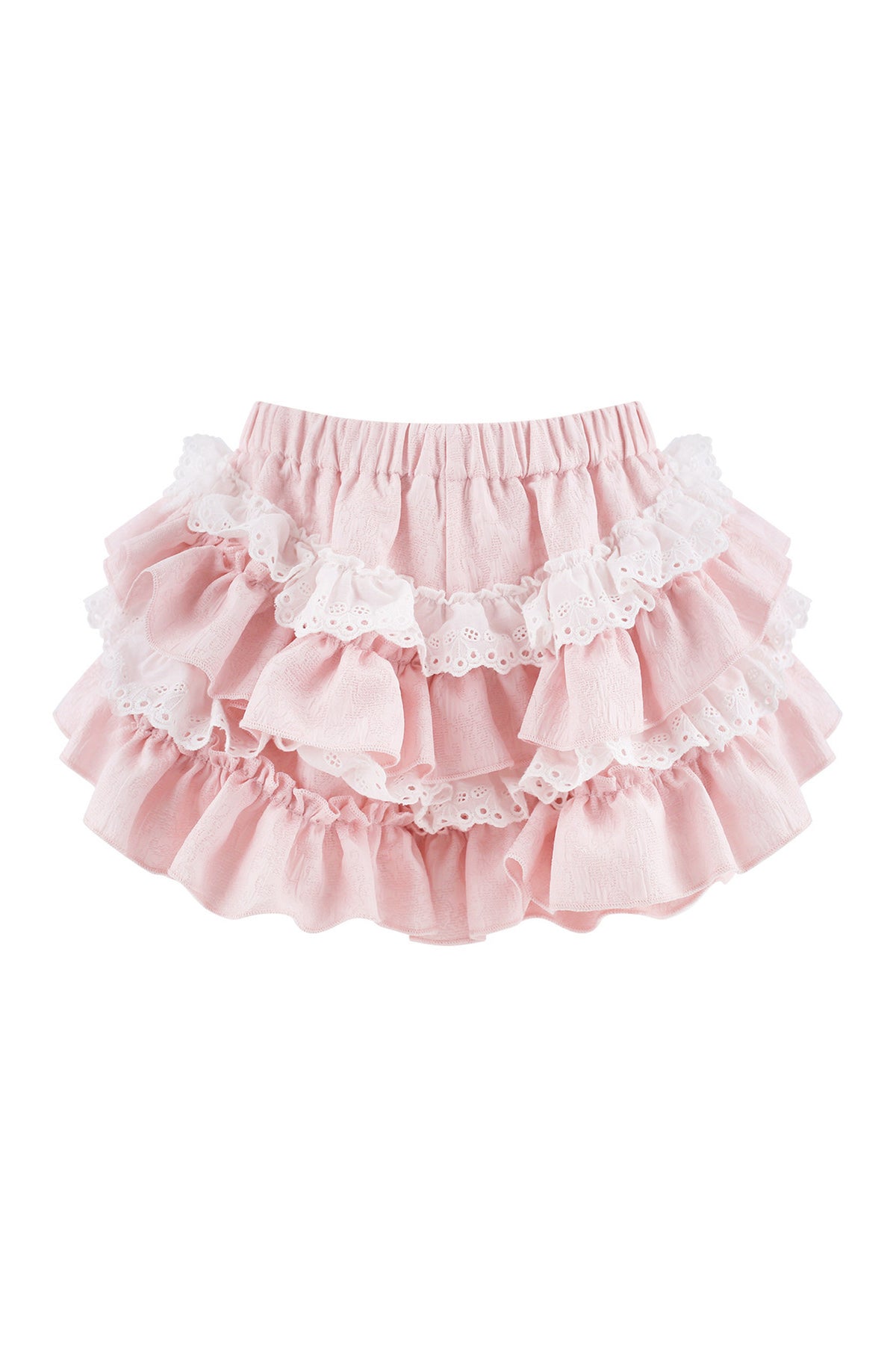 Blue Top and Pink Ruffle Skirt Set-Up