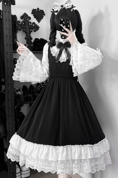 Moonlight Mermaid Lace Shirt and Dress Set-Up