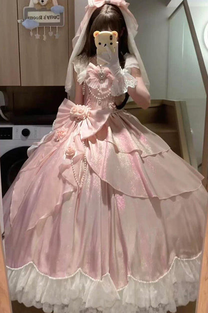 ローズリボンロイヤルプリンセスドレス