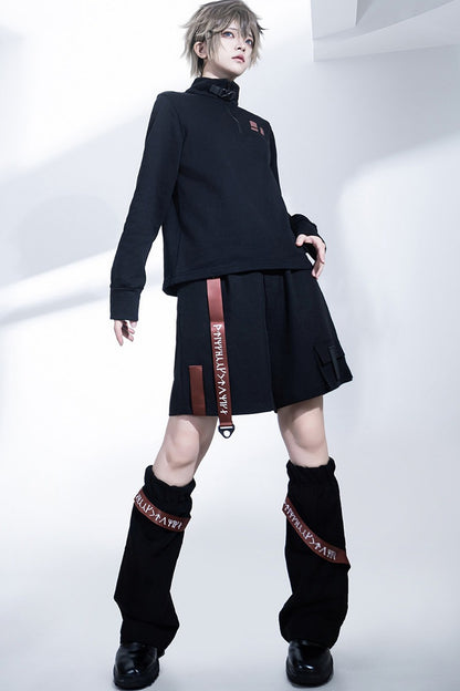 Wasteland Techwear Slim-Fit Pants+Leg warmers