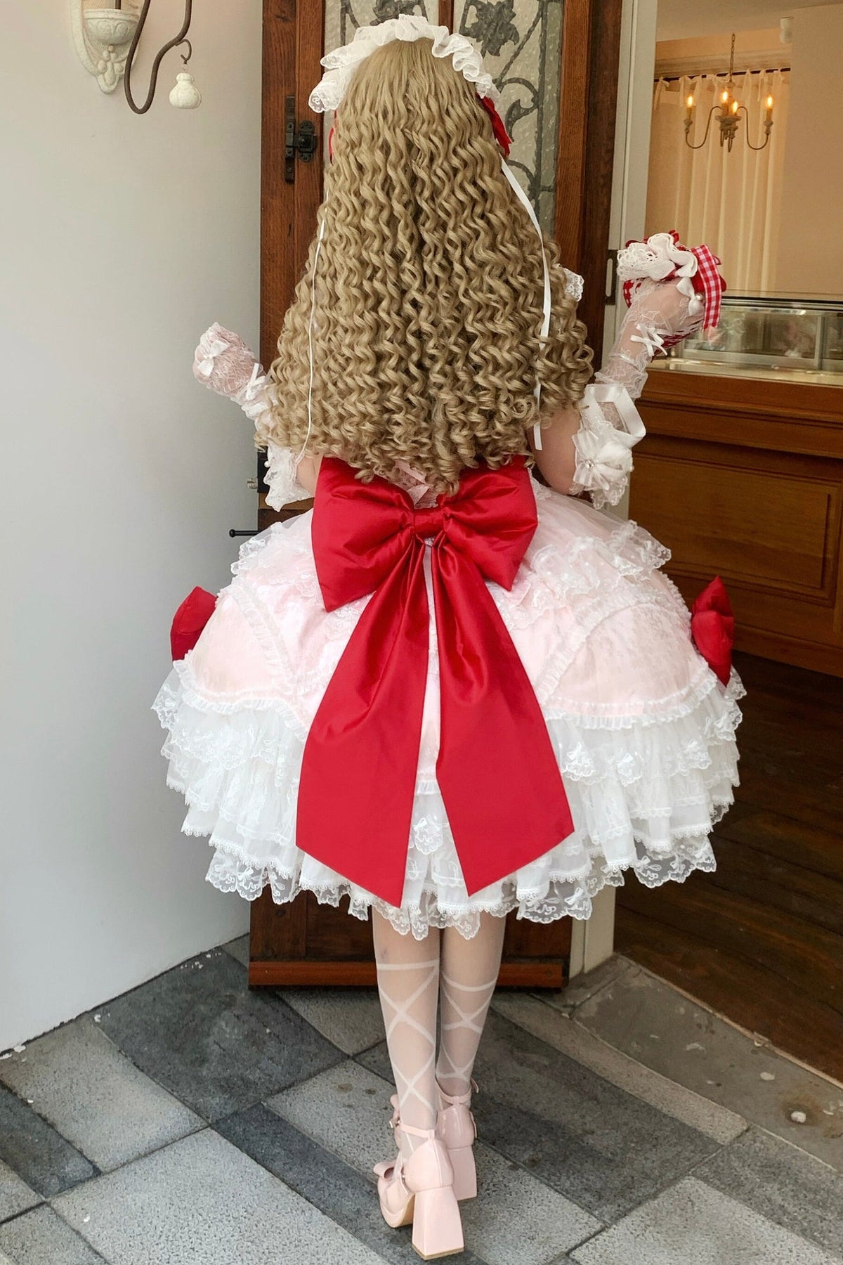 Cotton Candy Ribbon Princess Dress