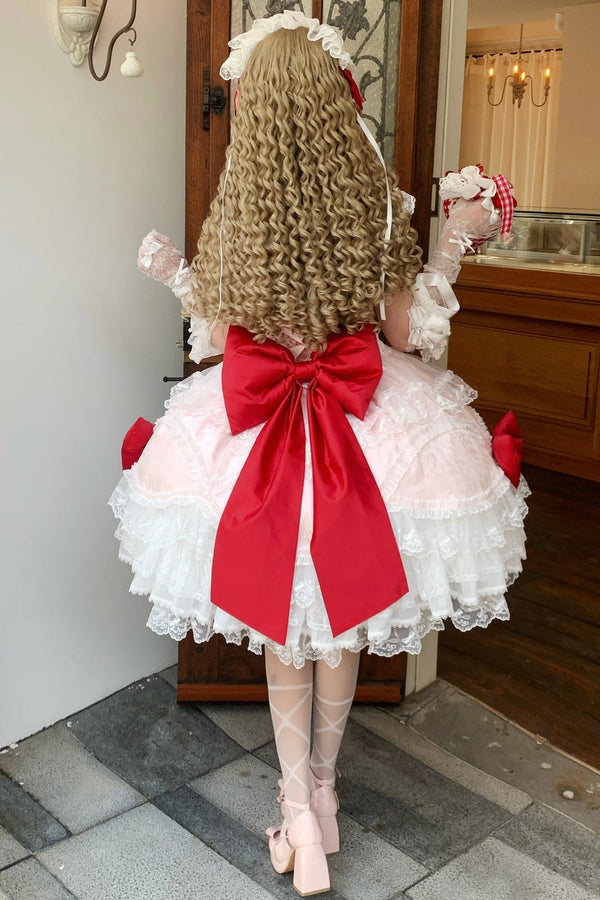 Cotton Candy Ribbon Princess Dress