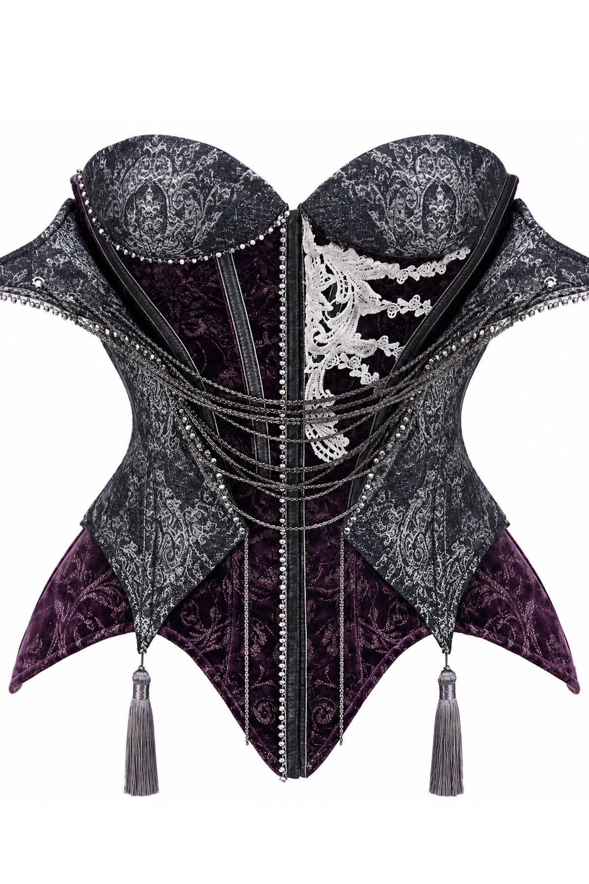 Gothic Purple Corset Dress